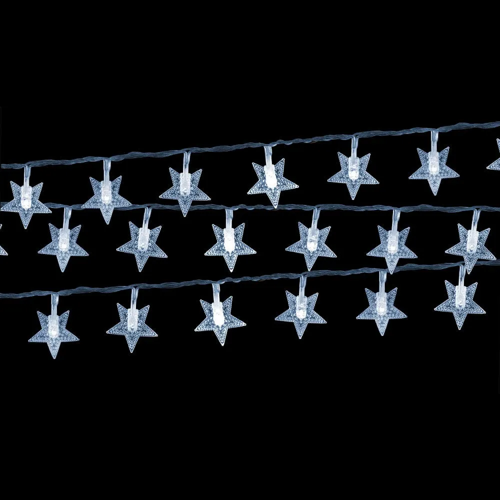 150 LED Star String Lights in Tub Asst