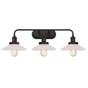 Abigail Three-Light Indoor Wall Fixture, Oil Rubbed Bronze Finish