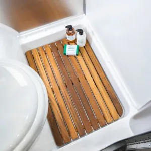 Airstream Teak Shower Mats for Eddie Bauer Travel Trailers