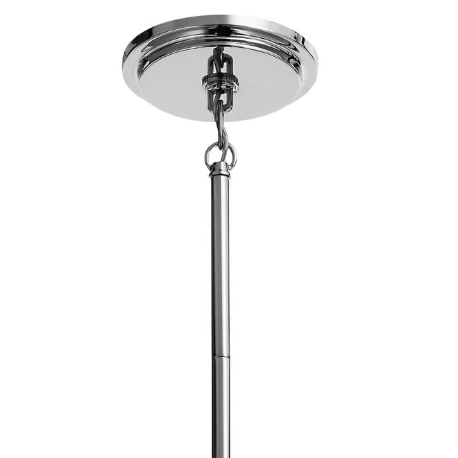 Alton 38 In. 8 Lights Chandelier Chrome Finish