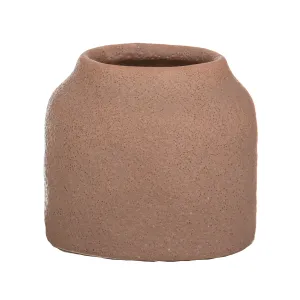 Amalfi Ceramic Jalen Vase (11.5x11.5x10.5cm) - Peach