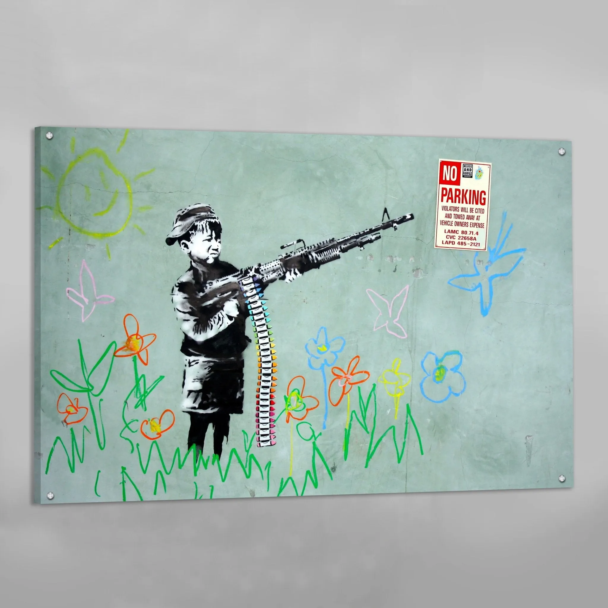 Banksy Boy With Gun