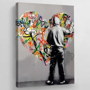 Banksy Graffiti Wall Art