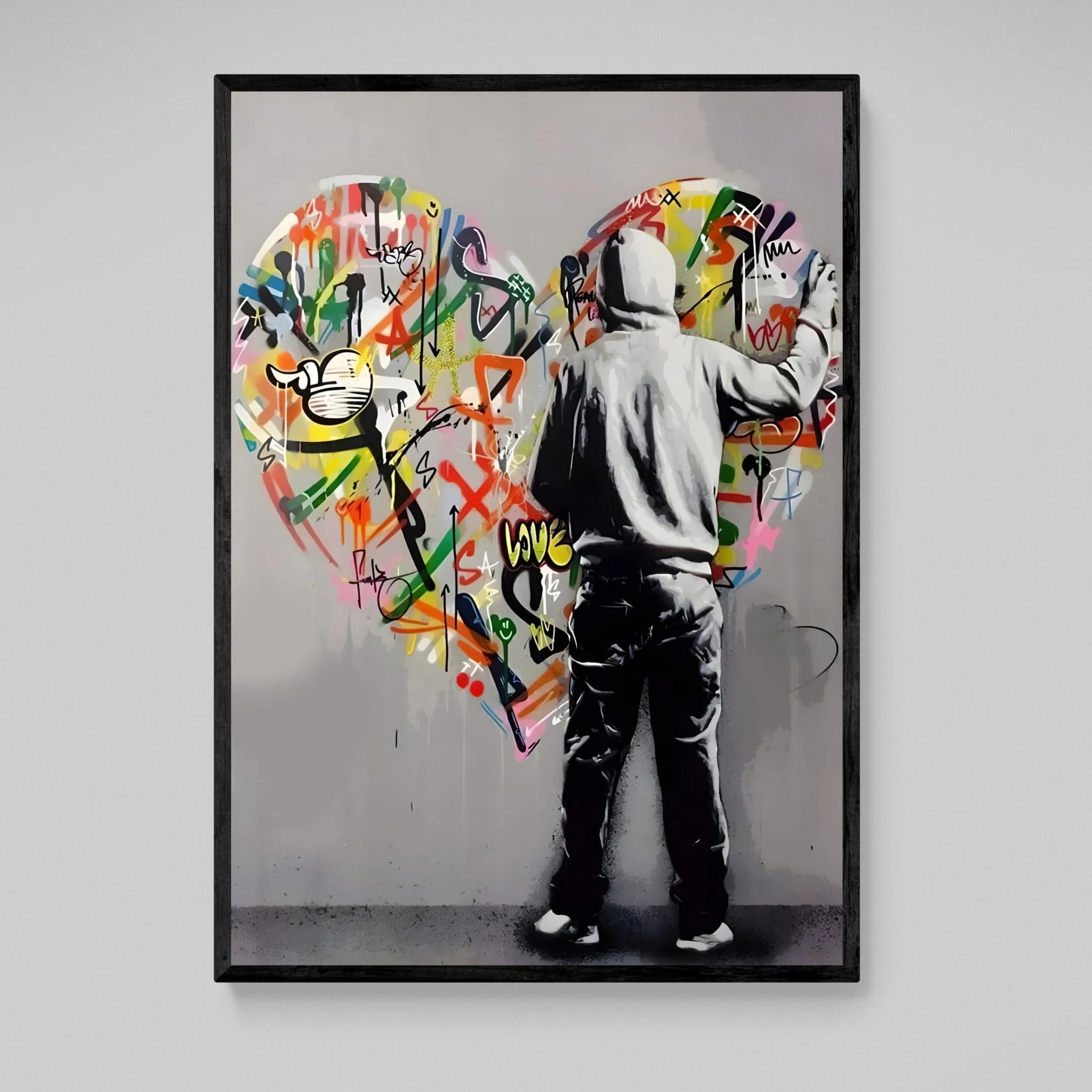 Banksy Graffiti Wall Art