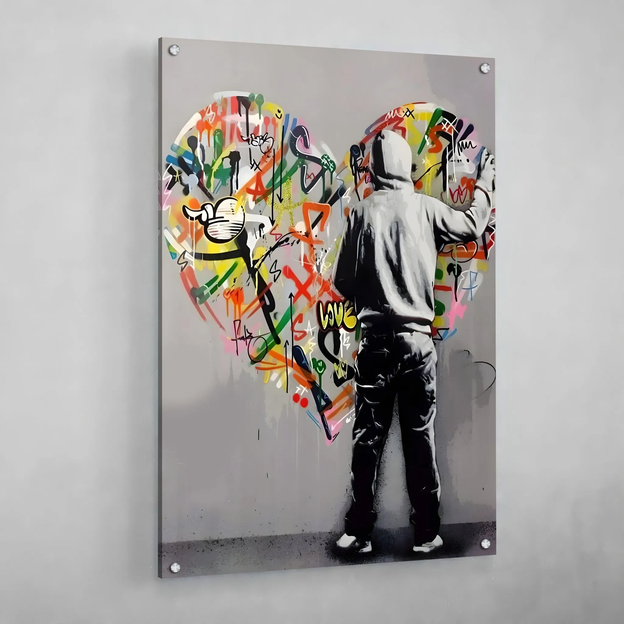 Banksy Graffiti Wall Art