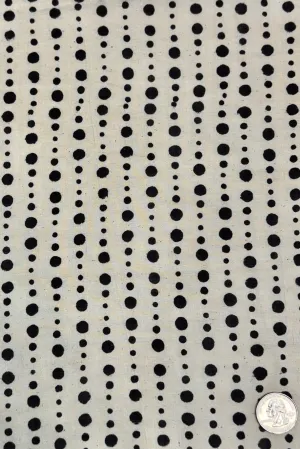 Beige/Black CHP-260 Cotton Hand Prints