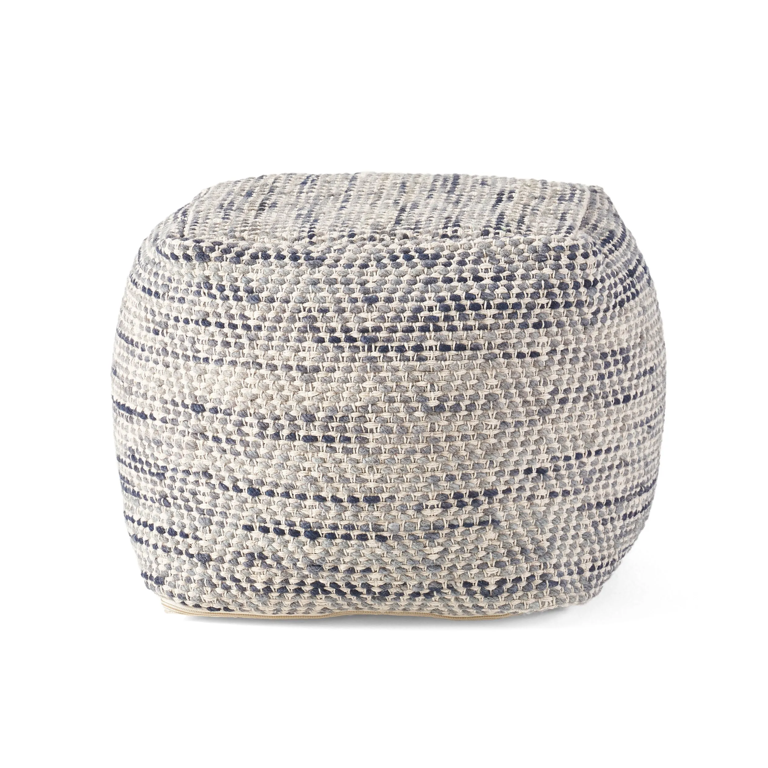 Bixby Handcrafted Boho Fabric Pouf