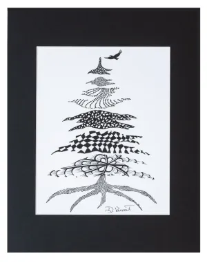 Black and White Canvas - Tree; Artistic Inspirations by Debra