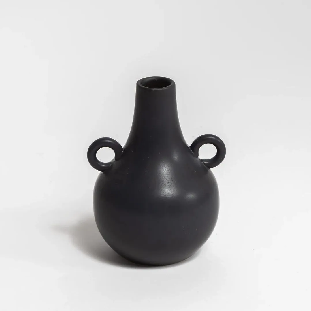 Black Sven Vase (21cm)