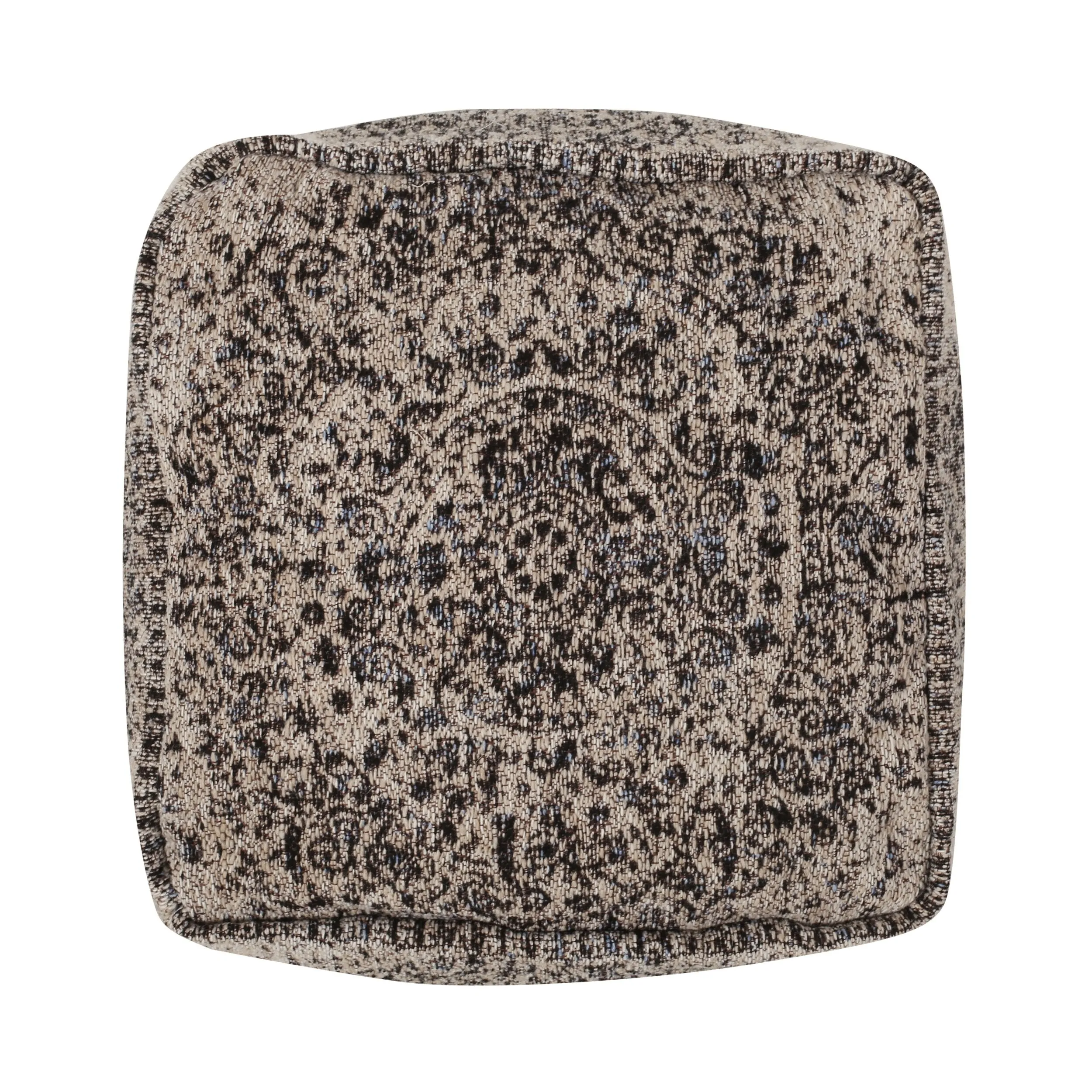 Bonsallo Contemporary Fabric Cube Pouf