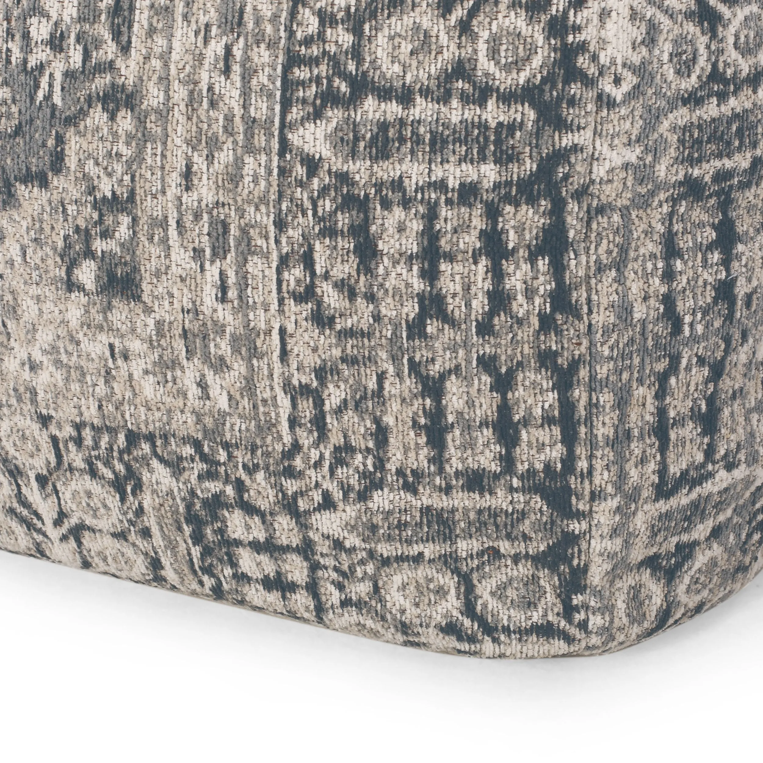 Bonsallo Contemporary Fabric Cube Pouf