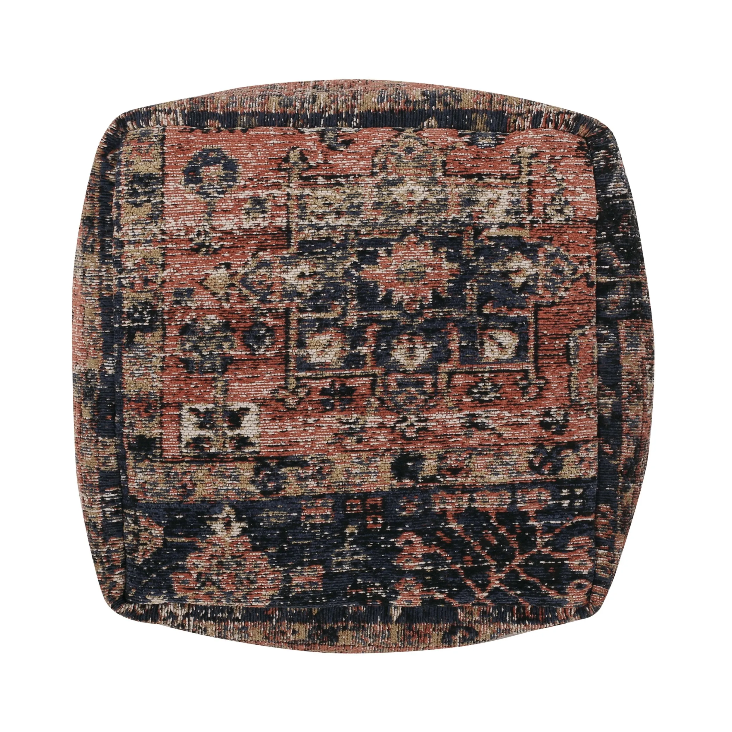 Bonsallo Contemporary Fabric Cube Pouf