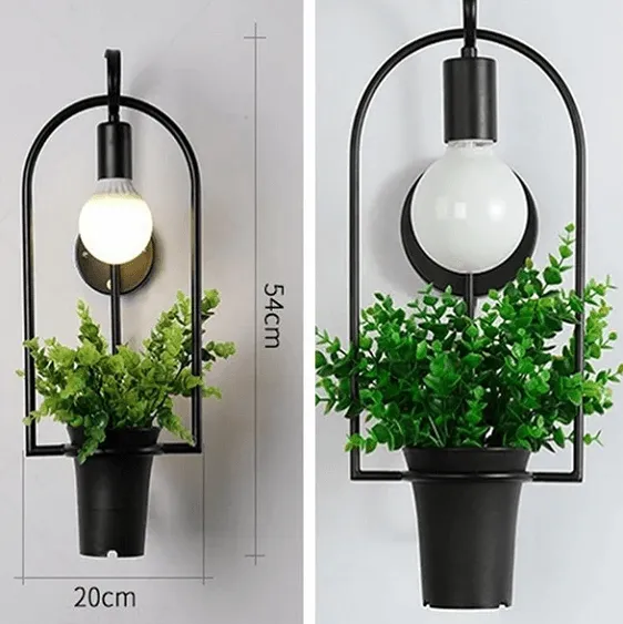 Brielle - Modern Nordic Planter Wall Lamp