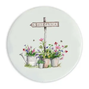 Ceramic Coaster - Garden Sign