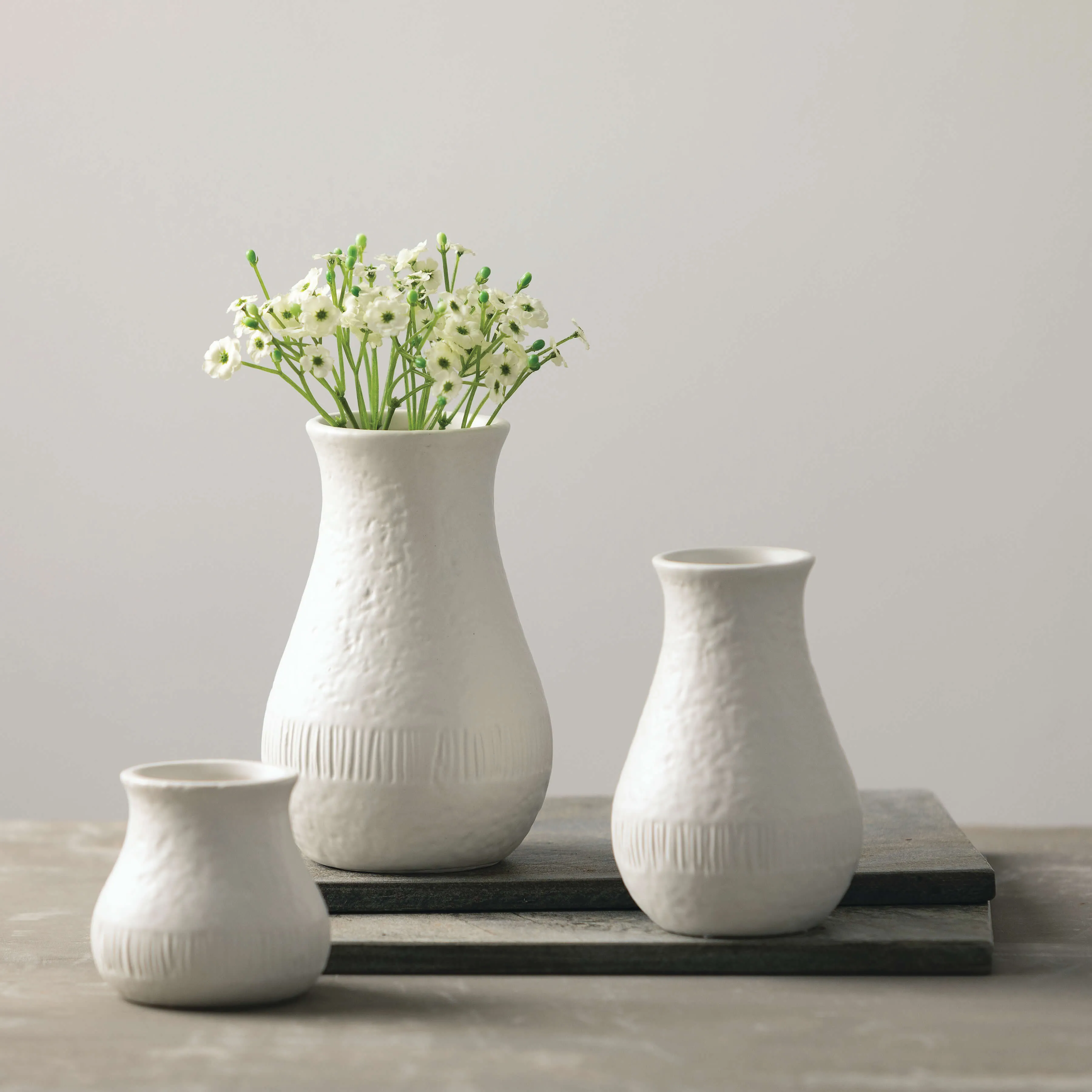 Chiffon Stone Vase