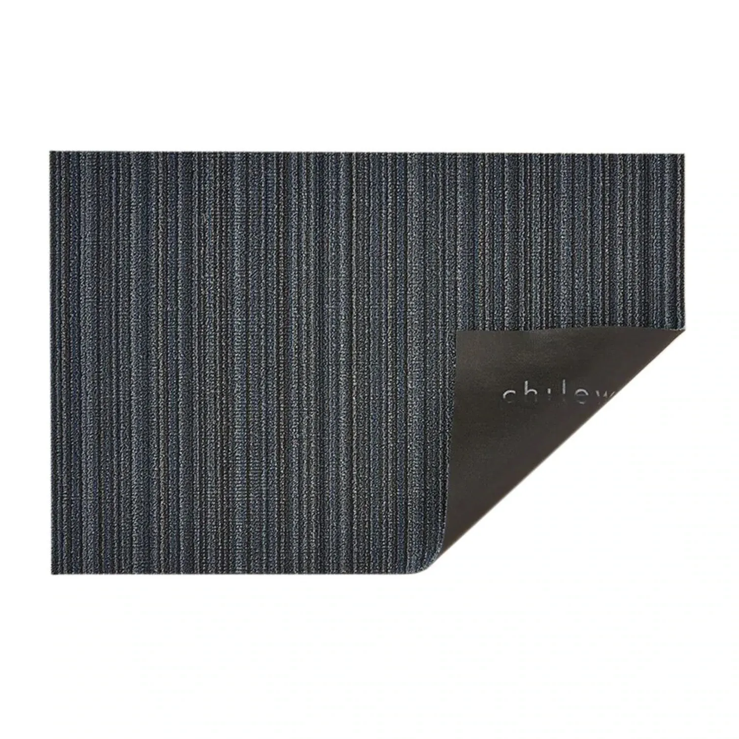 chilewich | big mat 91x152cm (36x60") | skinny stripe blue