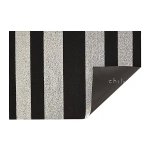 chilewich | large doormat 61x91cm (24x36") | bold stripe black   white