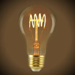 Curved LED Filament Vintage Bulb - 4 Watt - Edison Style 2200K