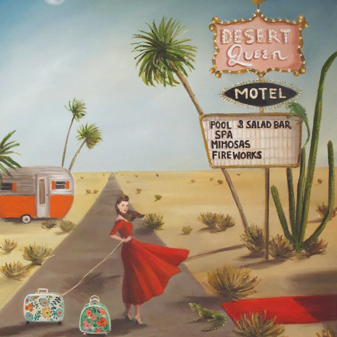 Desert Queen Motel - Janet Hill Art Print