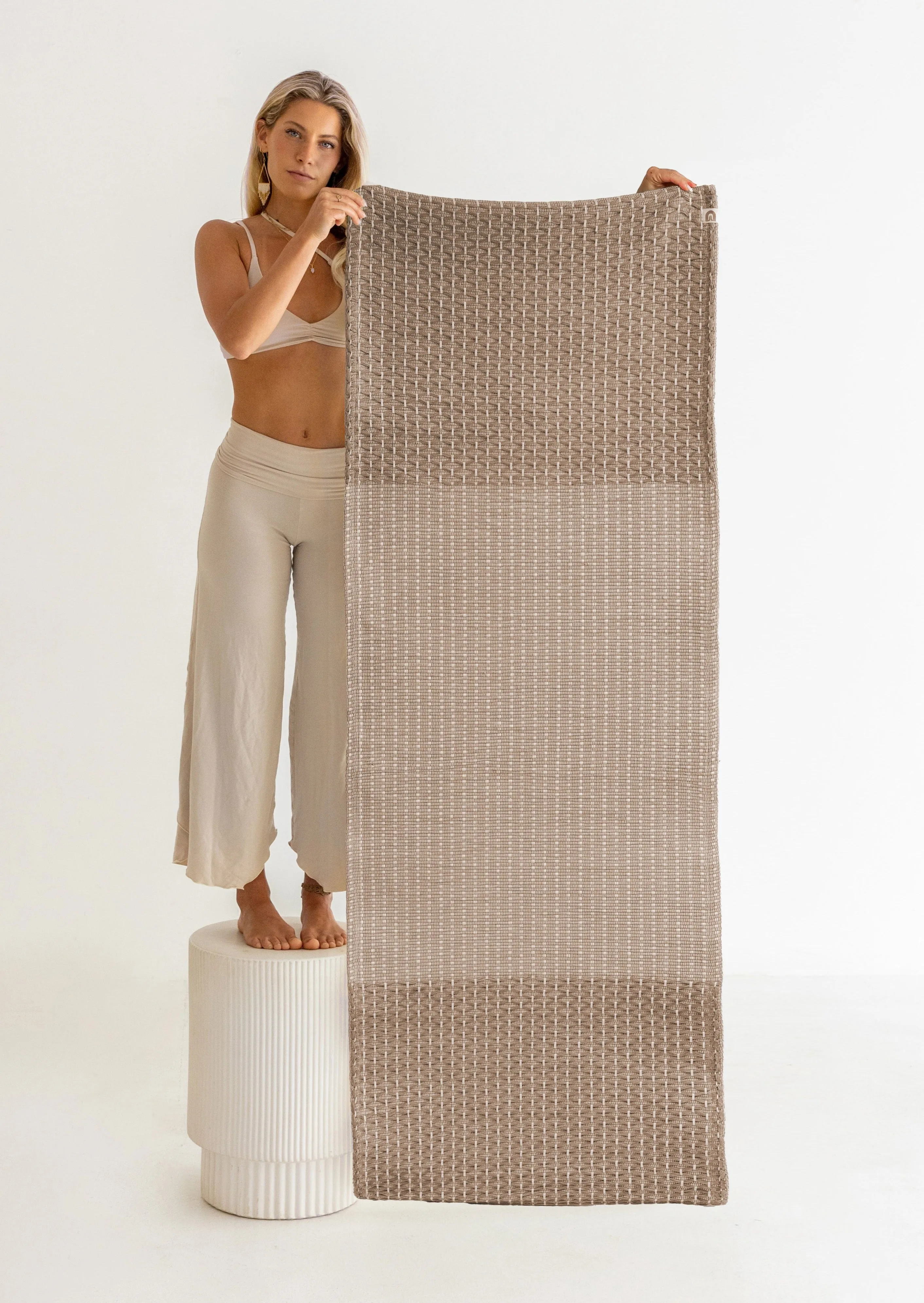 Diamond Yoga Mat - Clay 7mm - Organic Cotton