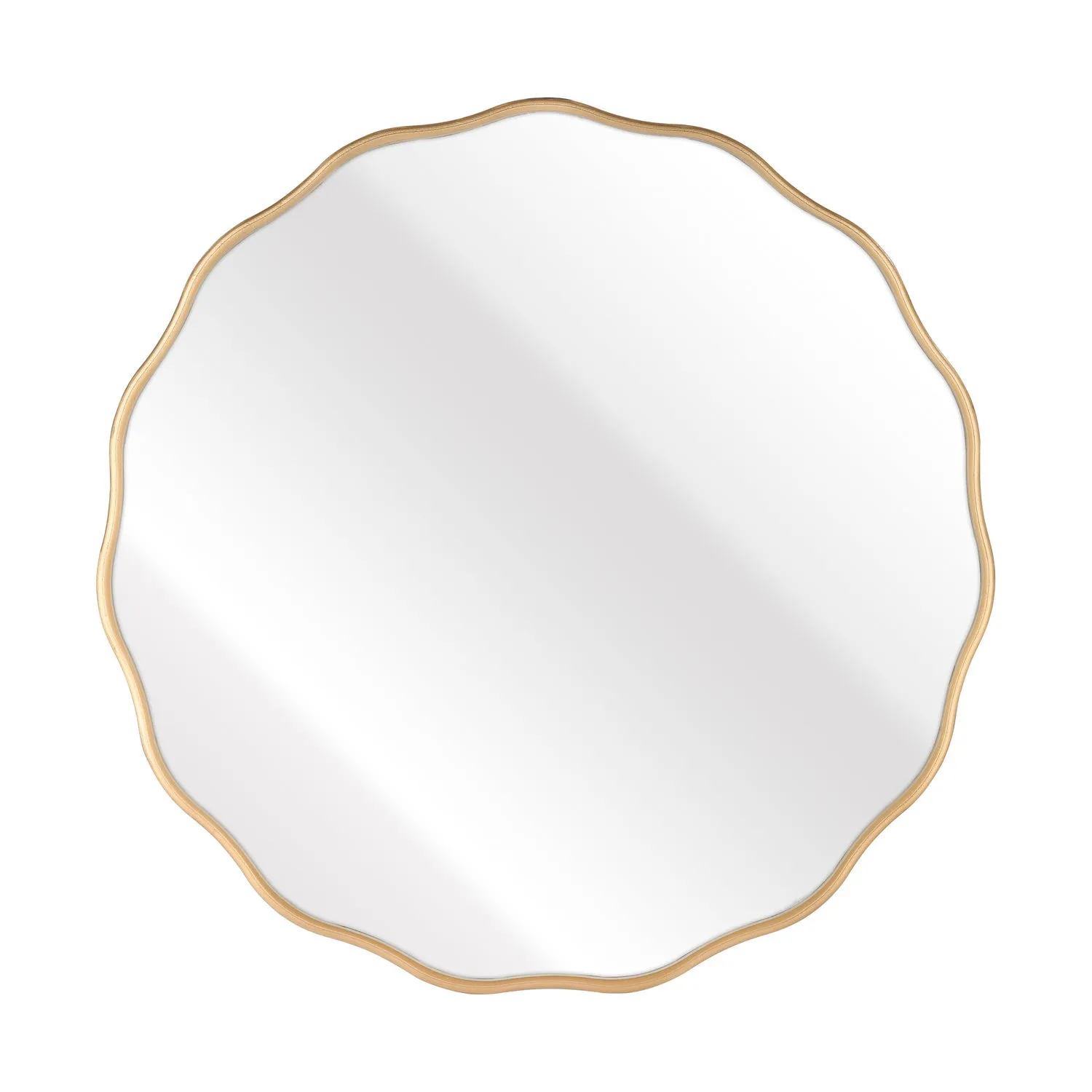 Dora Wall Mirror in Brass