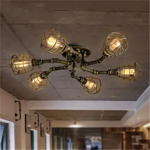 Earl - American Retro Water Pipe Chandelier