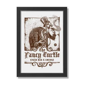 Fancy Turtle Lounge Framed Artistic Print