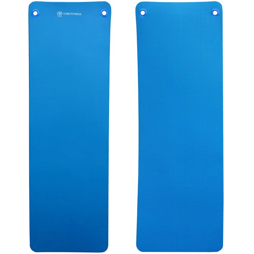 Fitness Mad Core Fitness Mat Blue 10mm with Eyelets