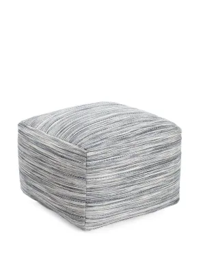 Gioia Grey Blue Pouf