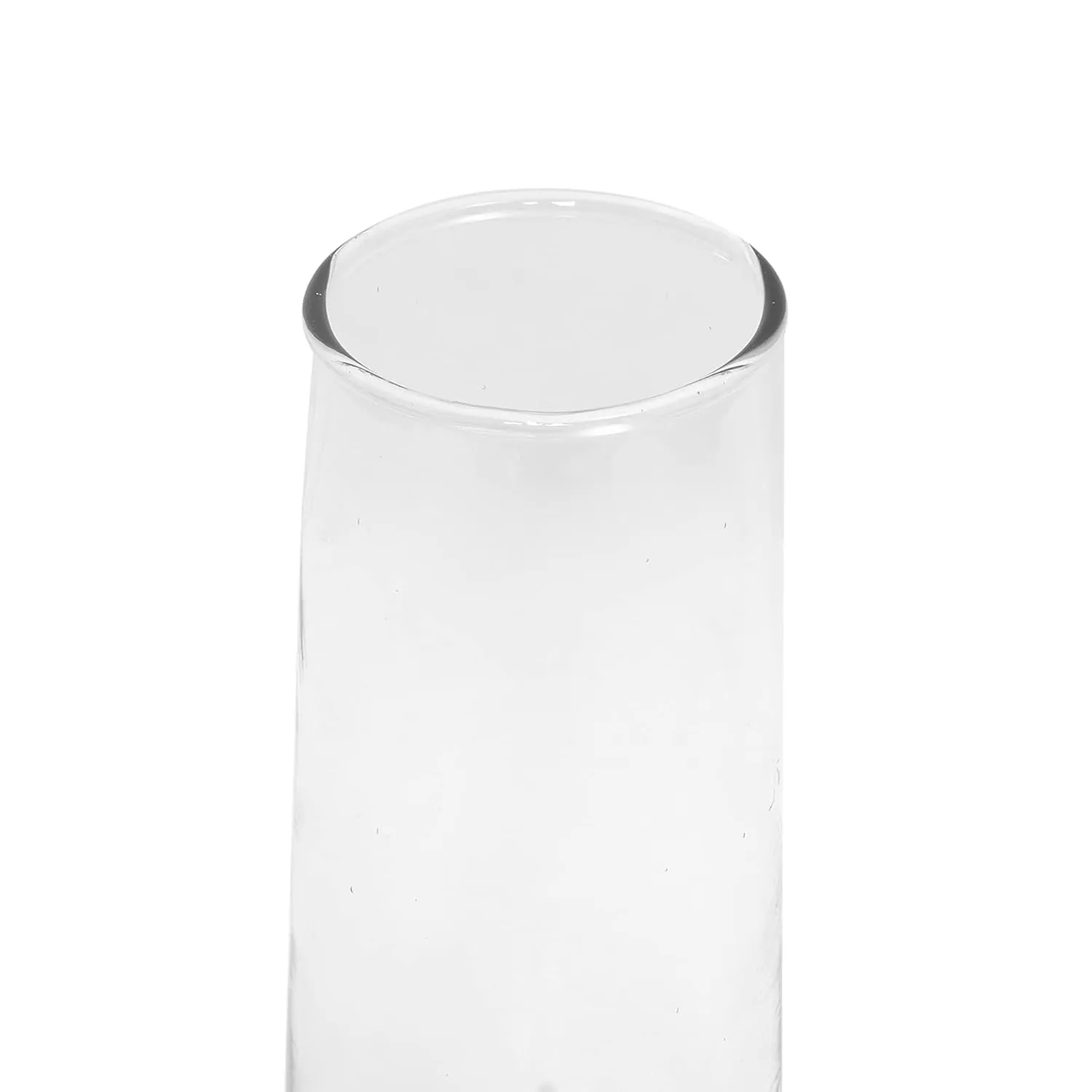 Glass vase Cylindrical Glass Vase (8 X 29 Cm, Clear)