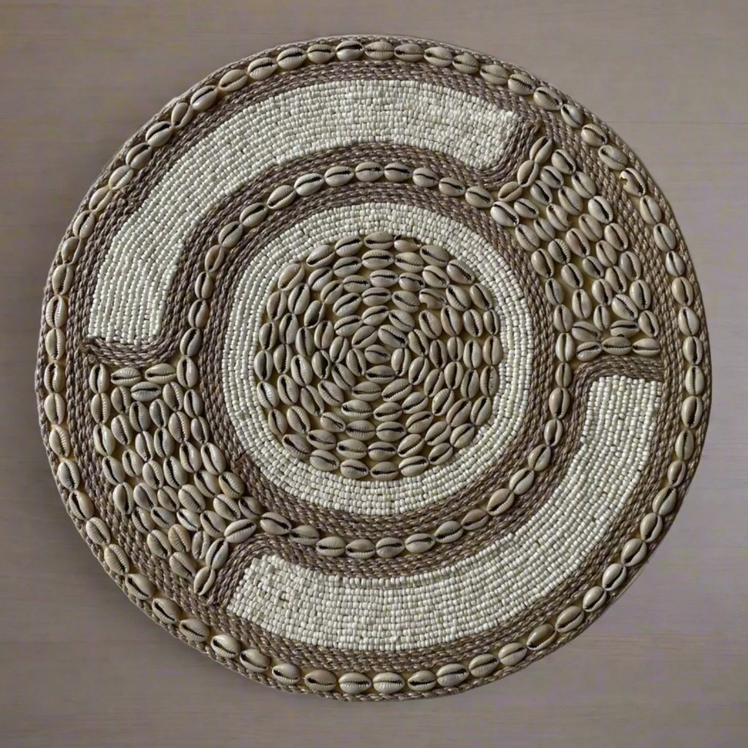 Handcrafted Beaded Pack Of 2 Placemat For Dining & Side Tables By APT