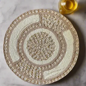 Handcrafted Beaded Pack Of 2 Placemat For Dining & Side Tables By APT