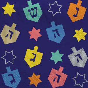 Hanukkah Joy Beverage Napkins