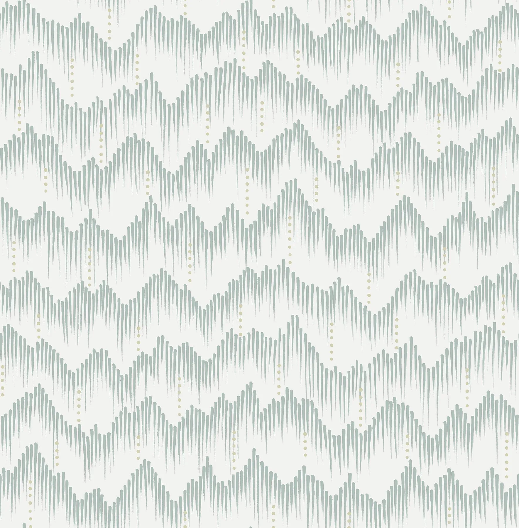 Holmby Seafoam Brushstroke Zigzag Wallpaper by Scott Living