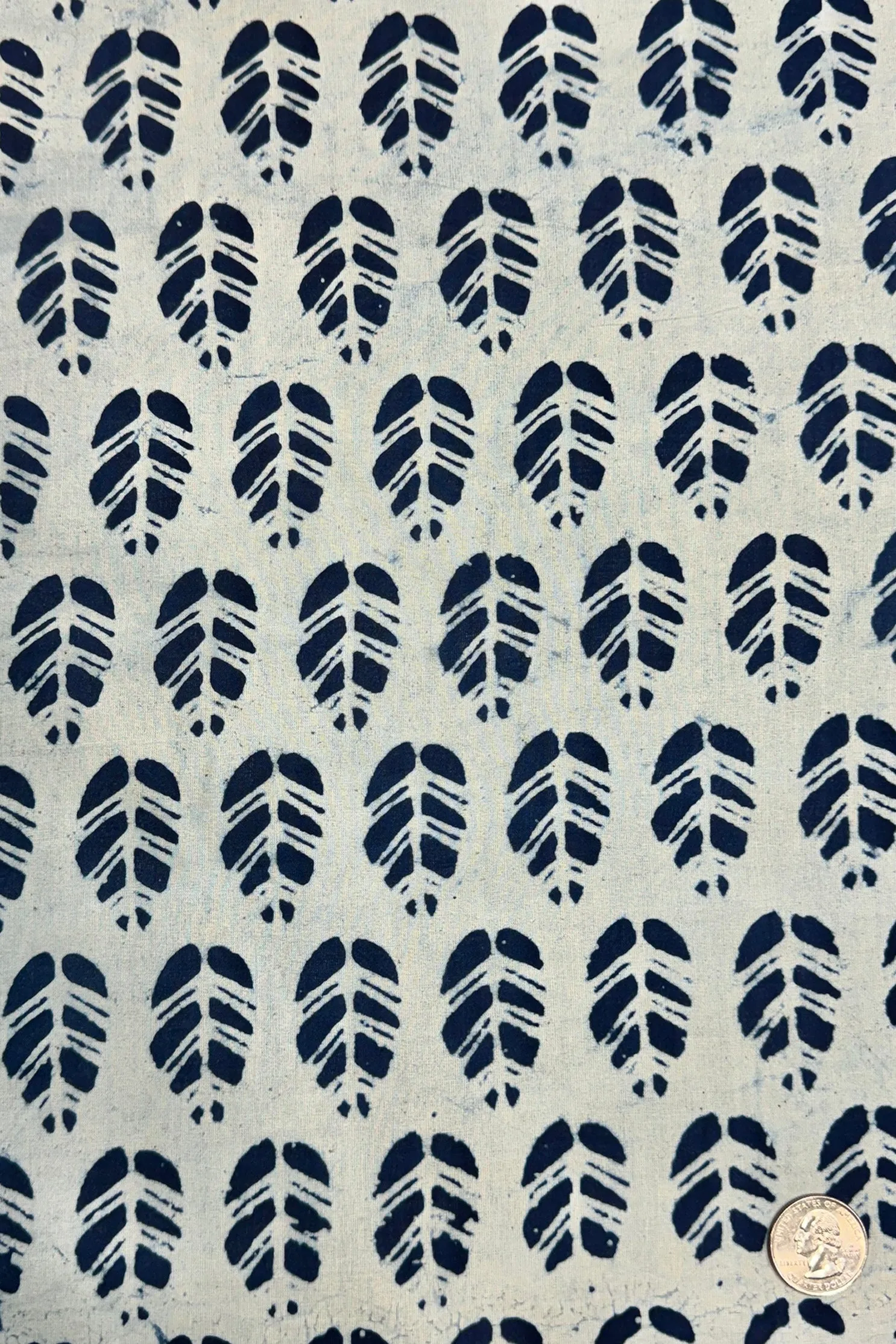 Indigo/White CHP-220 Cotton Hand Prints