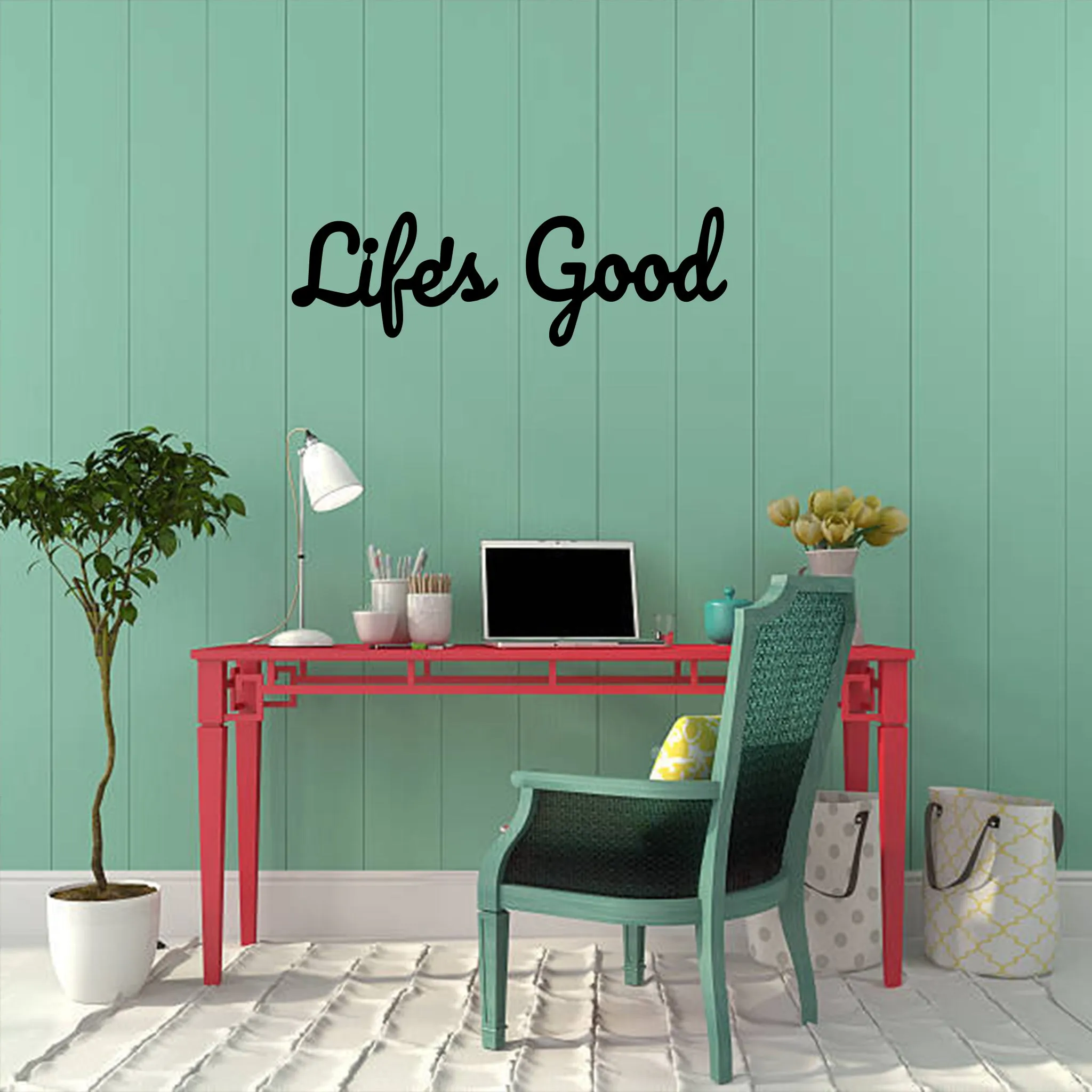 Life is Good - Metal Wall Art