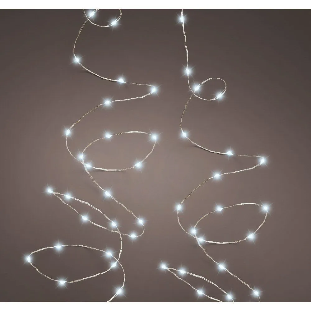 Lumineo 240 Micro LED Cool White Twinkle String Lights (12m)