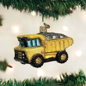 Old World Christmas Toy Dump Truck  Ornament