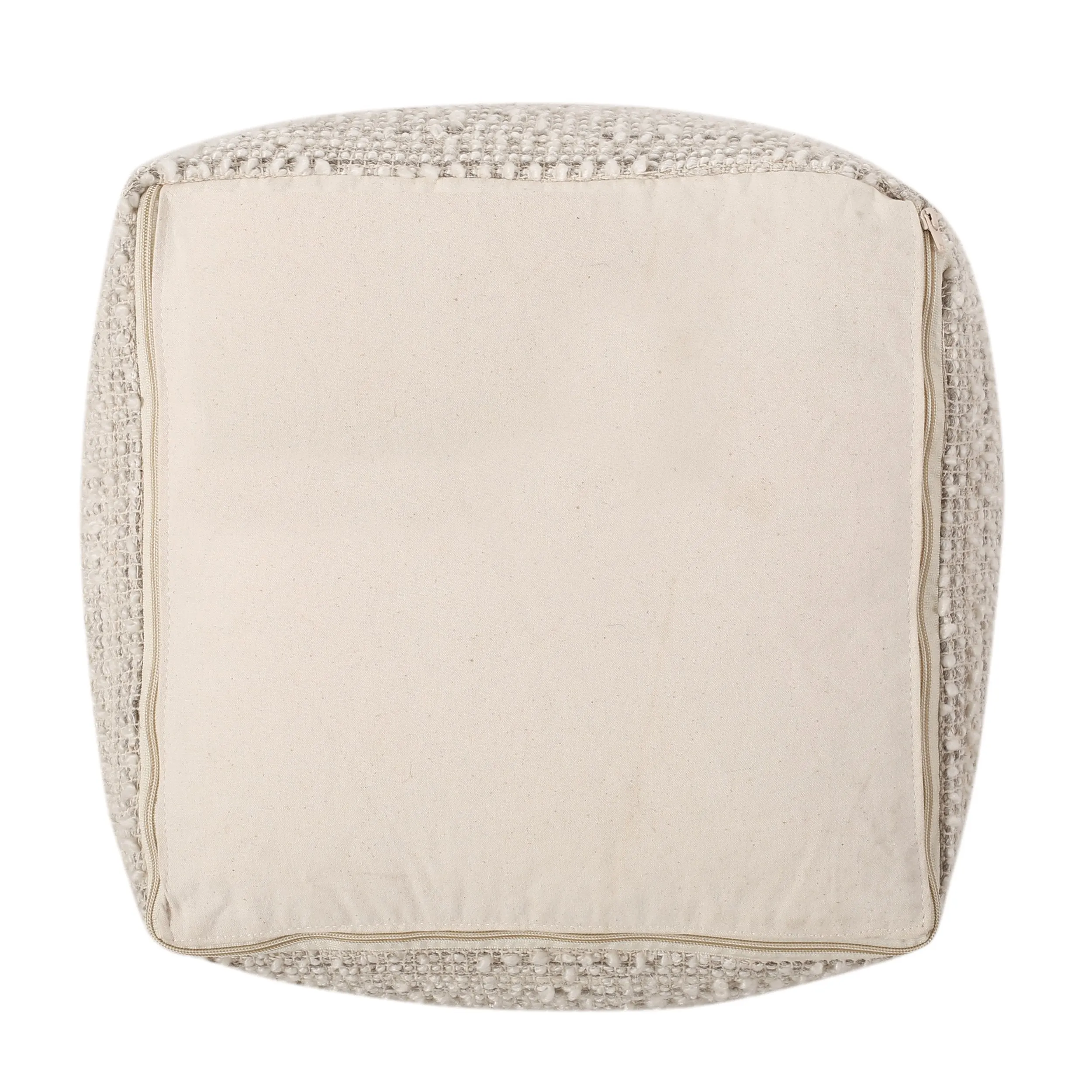 Osgood Boho Handcrafted Fabric Cube Pouf