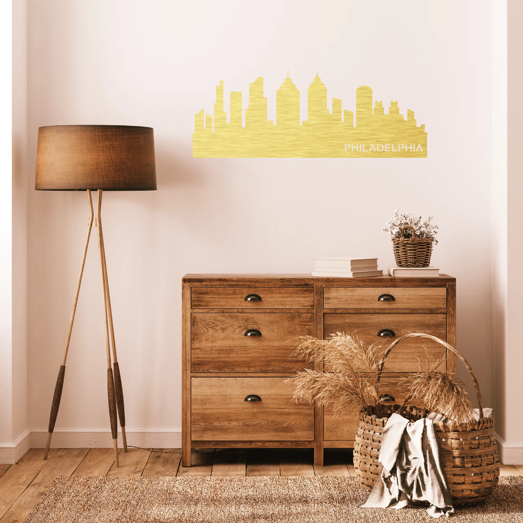 Philadelphia Skyline - Metal Wall Art