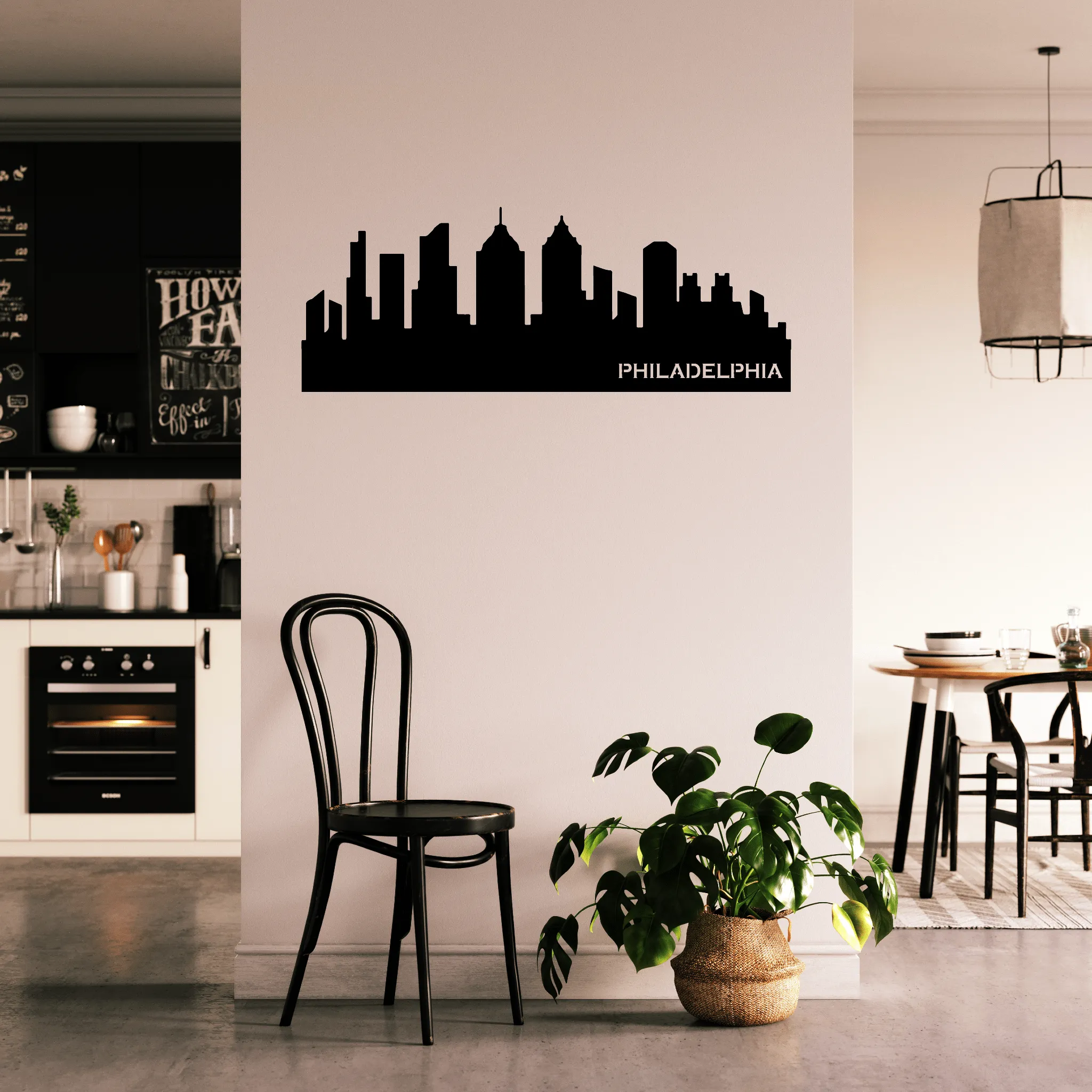 Philadelphia Skyline - Metal Wall Art