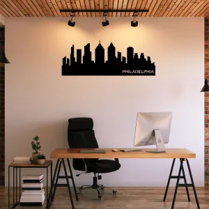 Philadelphia Skyline - Metal Wall Art