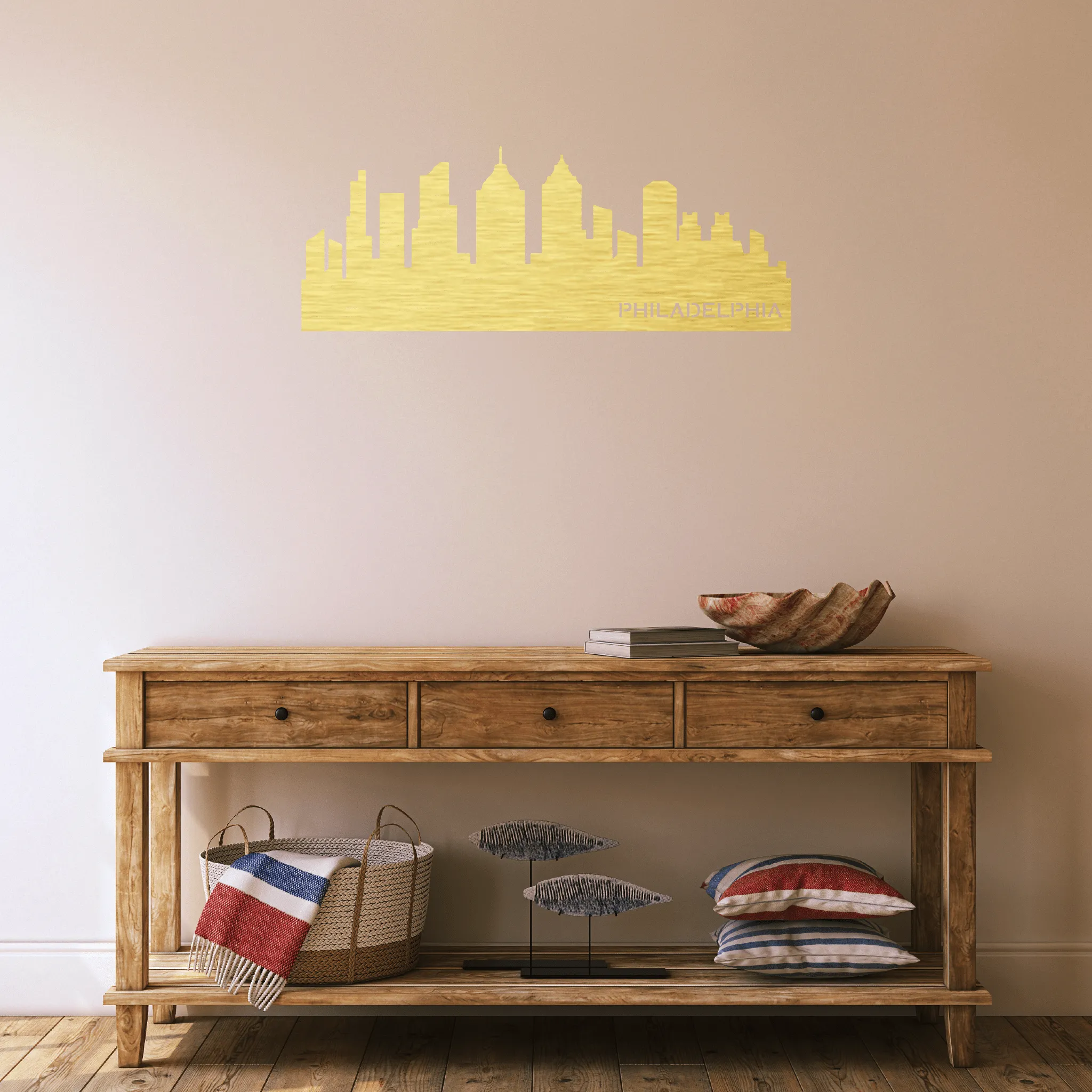 Philadelphia Skyline - Metal Wall Art