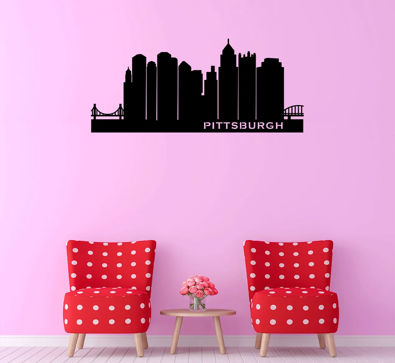 Pittsburgh Skyline - Metal Wall Art