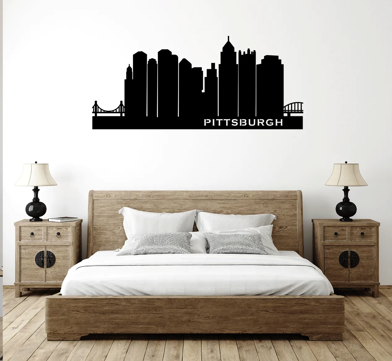 Pittsburgh Skyline - Metal Wall Art