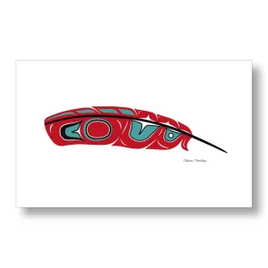 Red Feather - Limited Edition Formline Art Print