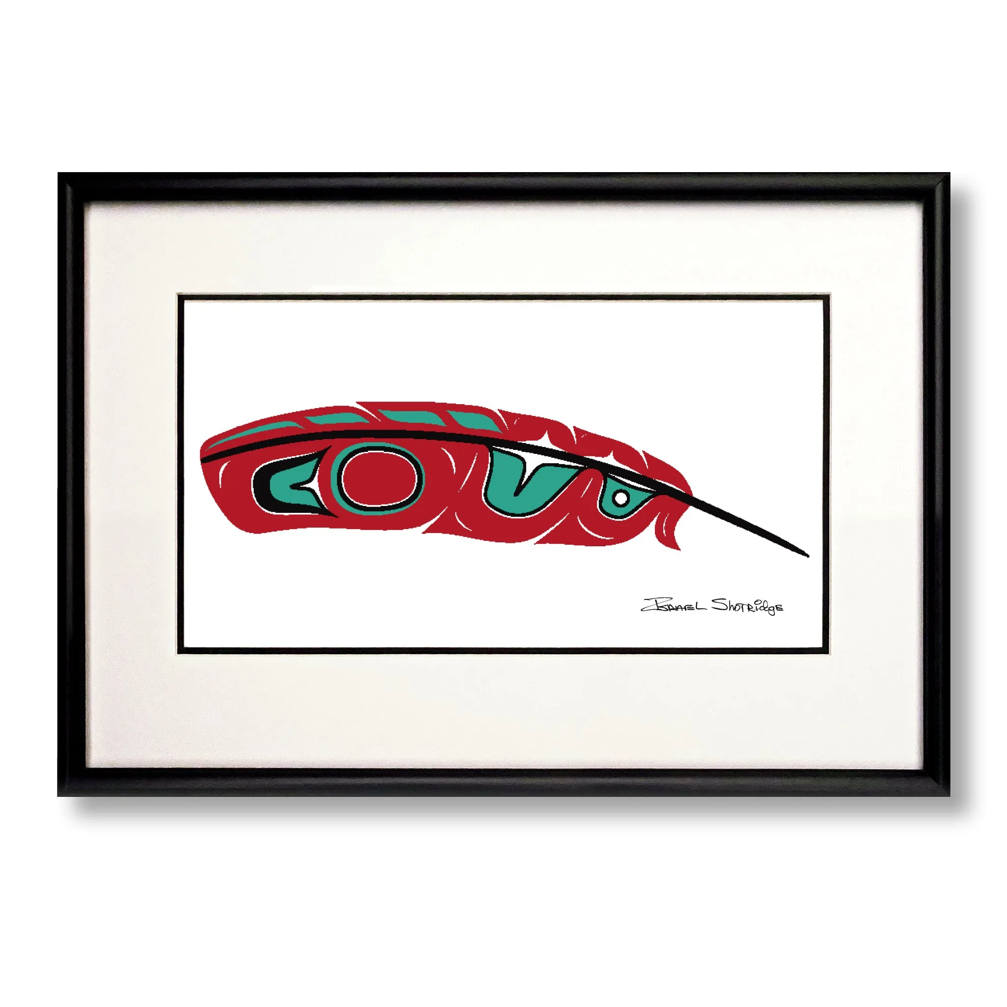 Red Feather - Limited Edition Formline Art Print