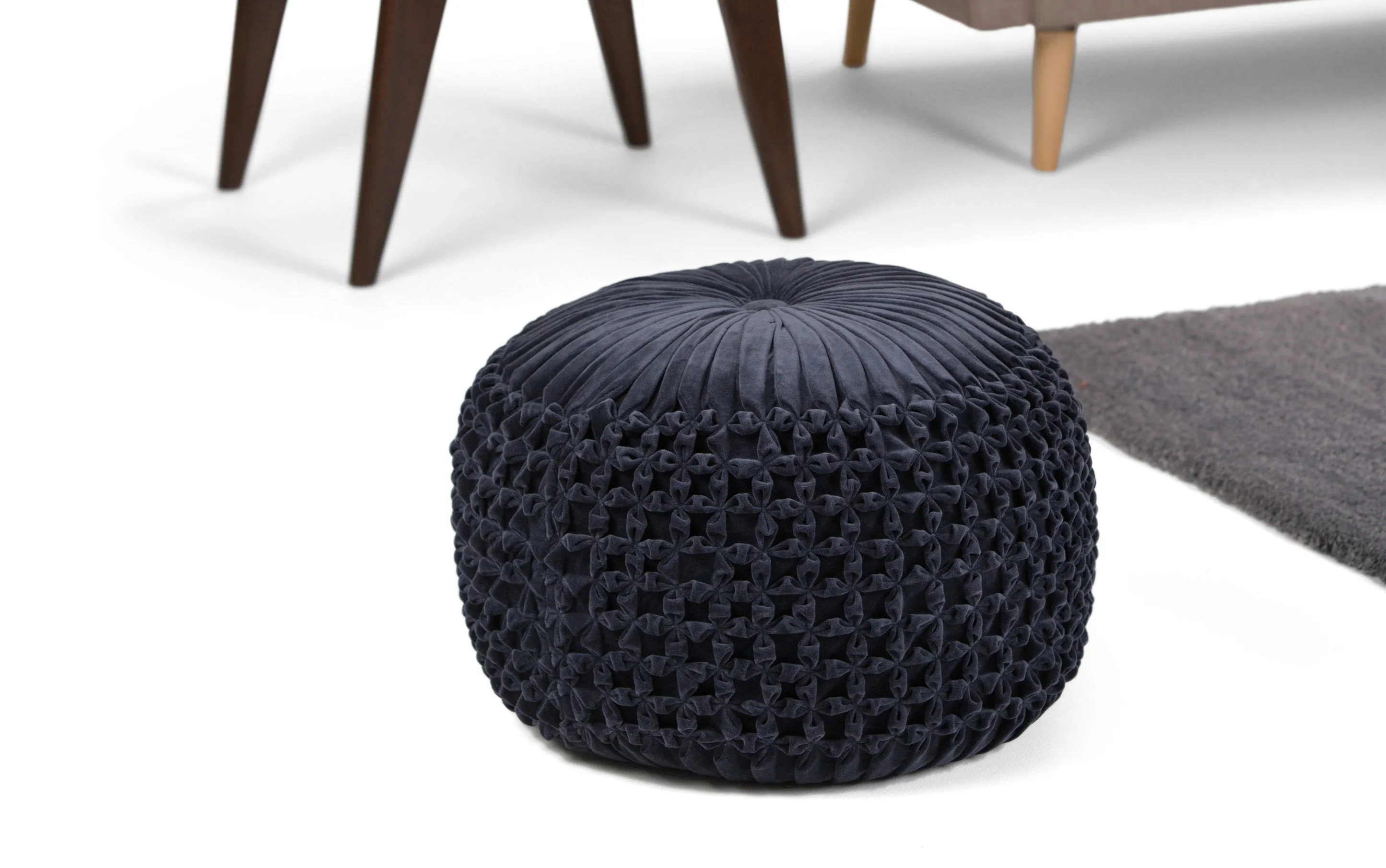 Renee Round Pouf