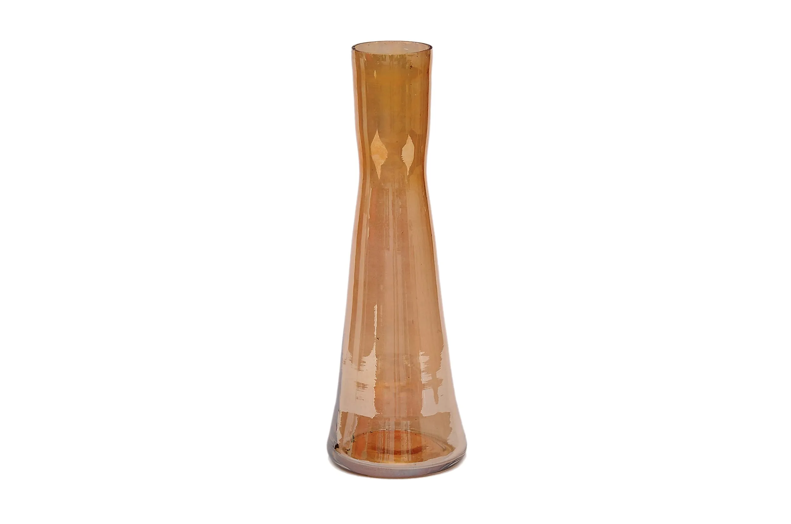 UM Creaciones Amber conical Vase Perfect for Wedding & Home/Decorative Vase for Home Decor Living Room Office and Place Settings,Set of 1