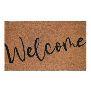 Welcome Doormat - Black